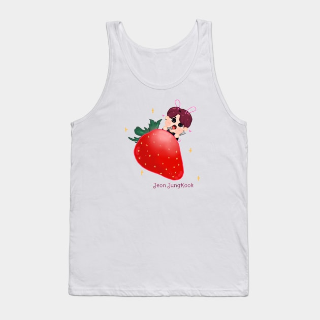 Strawberry kook Tank Top by Byunfrog